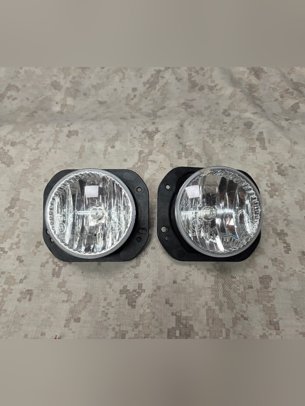 OEM halogen fog lights,  2018-25 Jeep (JL, JT)  P/N: 68140324AA